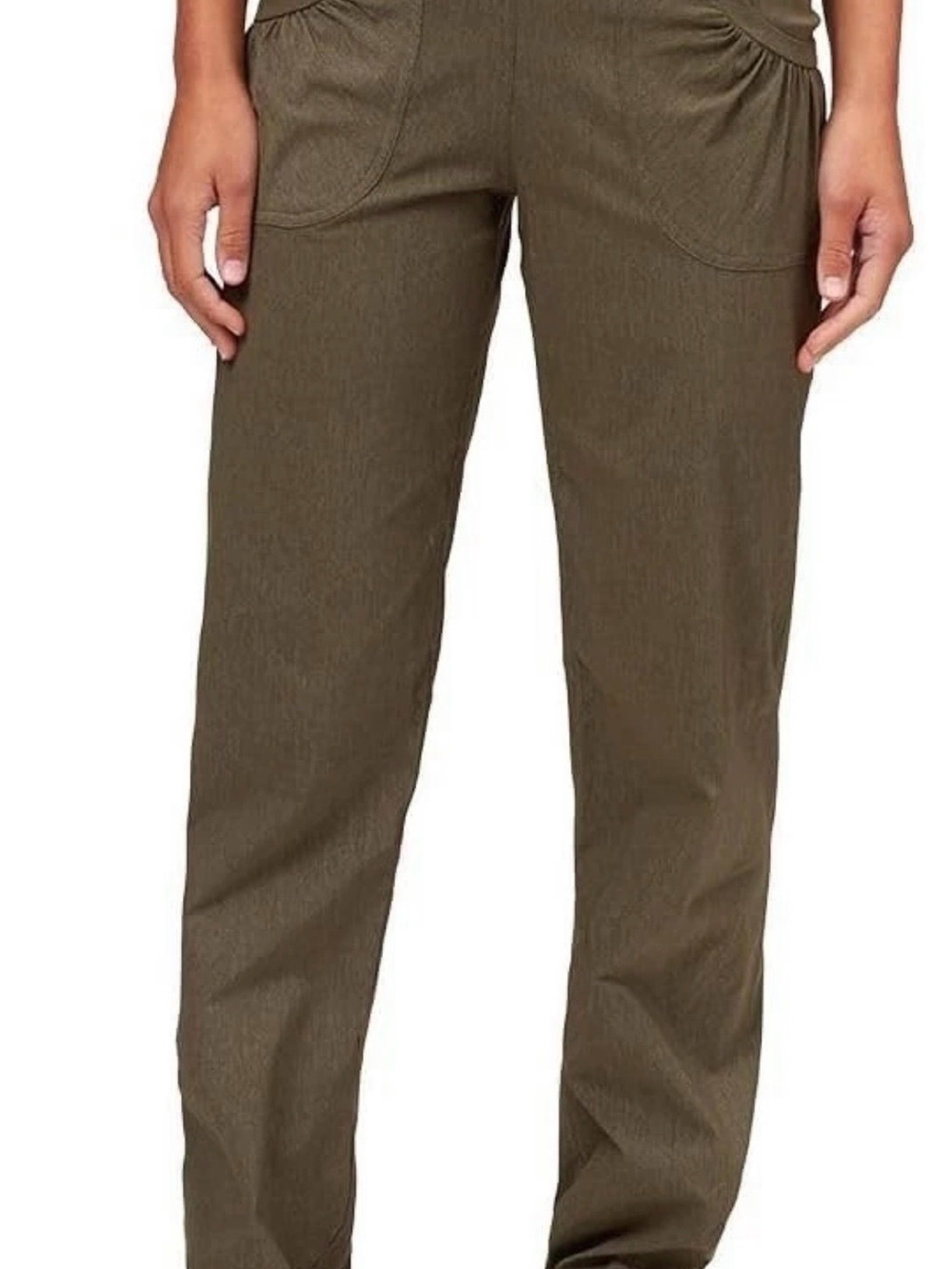 prAna Summit Hybrid Joggers Women’s Straight Leg Hike Pants Mossy Green XS - Picture 6 of 12